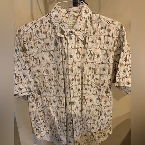 Mens casual fish shirt